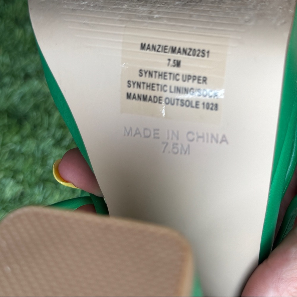 Green High Heel Shoes